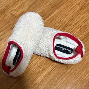 Hanna Andersson cozy sherpa slippers LIKE NEW